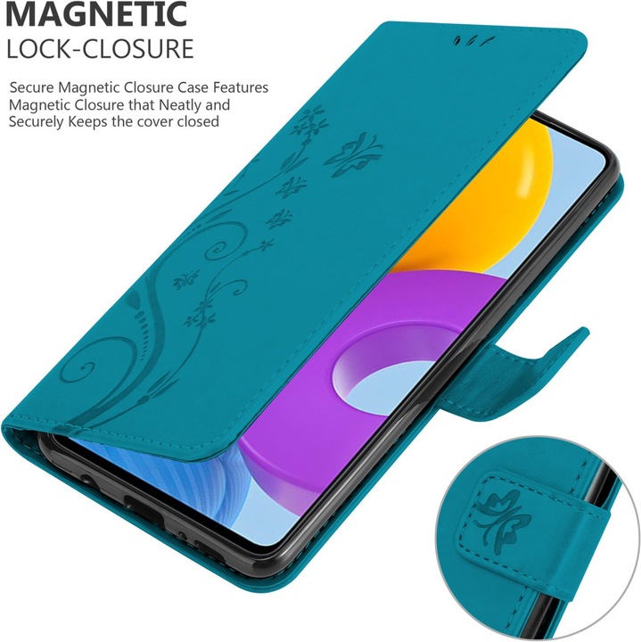 Actual product image Cadorabo Flower Book cover (Samsung Galaxy M52 5G)