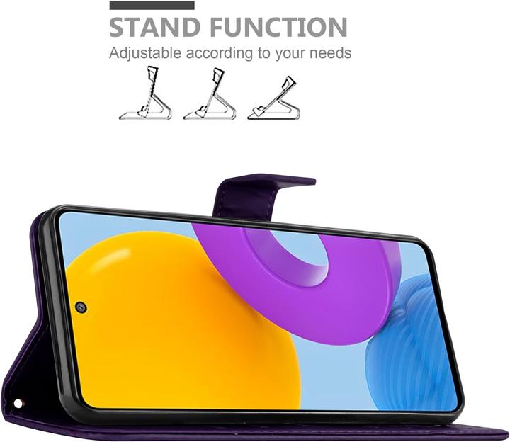 Produktbild Cadorabo Flower Book Hülle (Samsung Galaxy M52 5G)