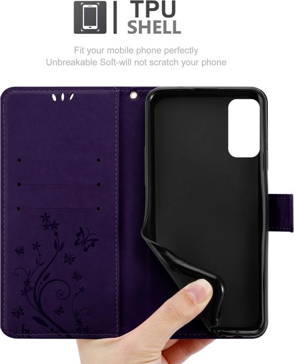 Produktbild Cadorabo Flower Book Hülle (Samsung Galaxy M52 5G)