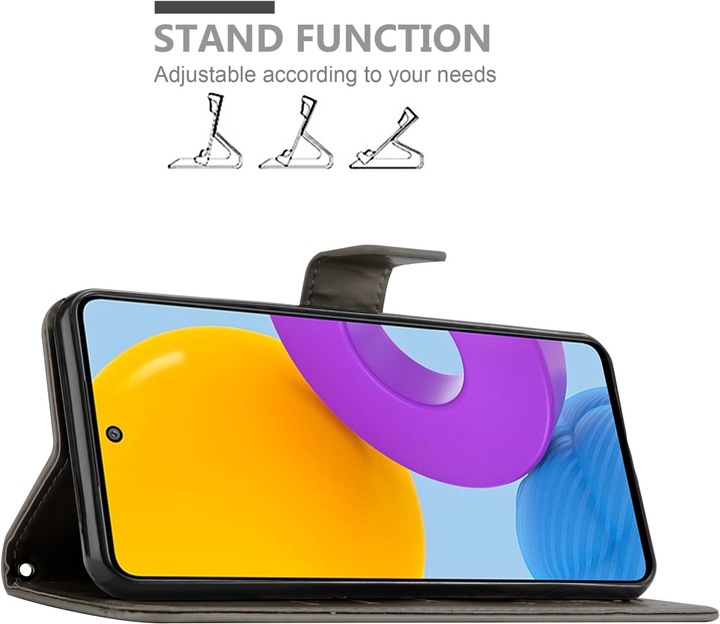 Actual product image Cadorabo Flower Book cover (Samsung Galaxy M52 5G)
