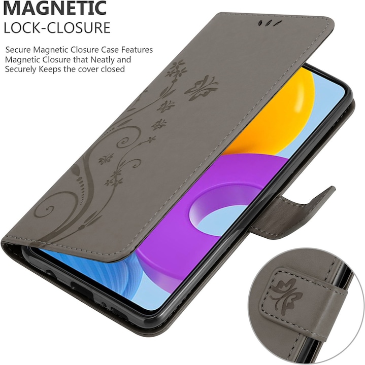 Actual product image Cadorabo Flower Book cover (Samsung Galaxy M52 5G)