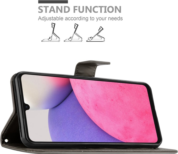Produktbild Cadorabo Flower Book Hülle (Samsung Galaxy A33 5G)