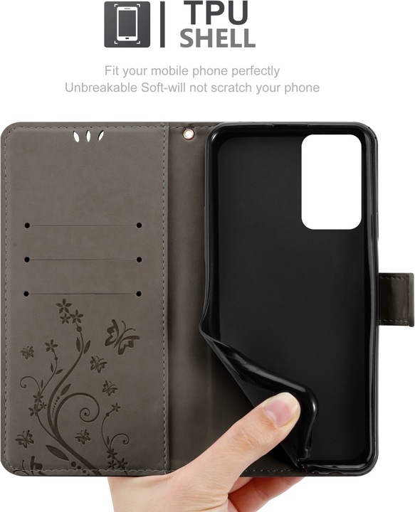 Produktbild Cadorabo Flower Book Hülle (Samsung Galaxy A33 5G)