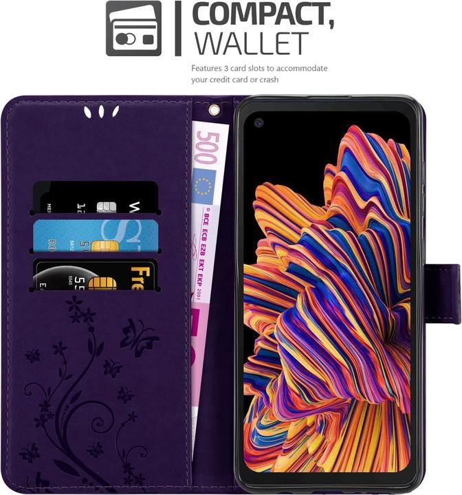 Immagine prodotto Cadorabo Copertina del libro a fiori (Samsung Galaxy Xcover Pro)