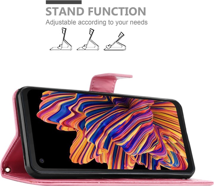 Produktbild Cadorabo Flower Book Hülle (Samsung Galaxy Xcover Pro)
