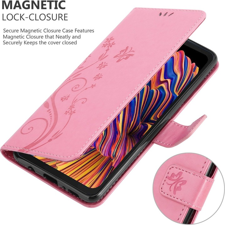 Produktbild Cadorabo Flower Book Hülle (Samsung Galaxy Xcover Pro)