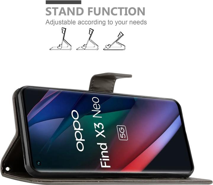 Immagine prodotto Cadorabo Copertina del libro a fiori (Oppo Find X3 Neo)