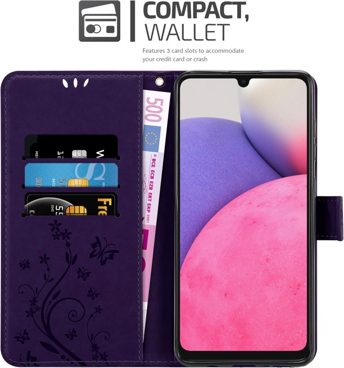 Actual product image Cadorabo Flower Book cover (Samsung Galaxy A33 5G)