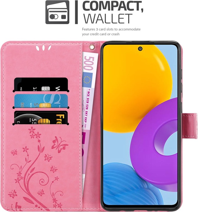 Produktbild Cadorabo Flower Book Hülle (Samsung Galaxy M52 5G)