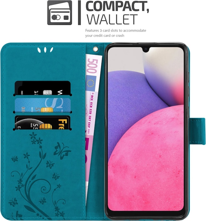 Actual product image Cadorabo Flower Book cover (Samsung Galaxy A33 5G)