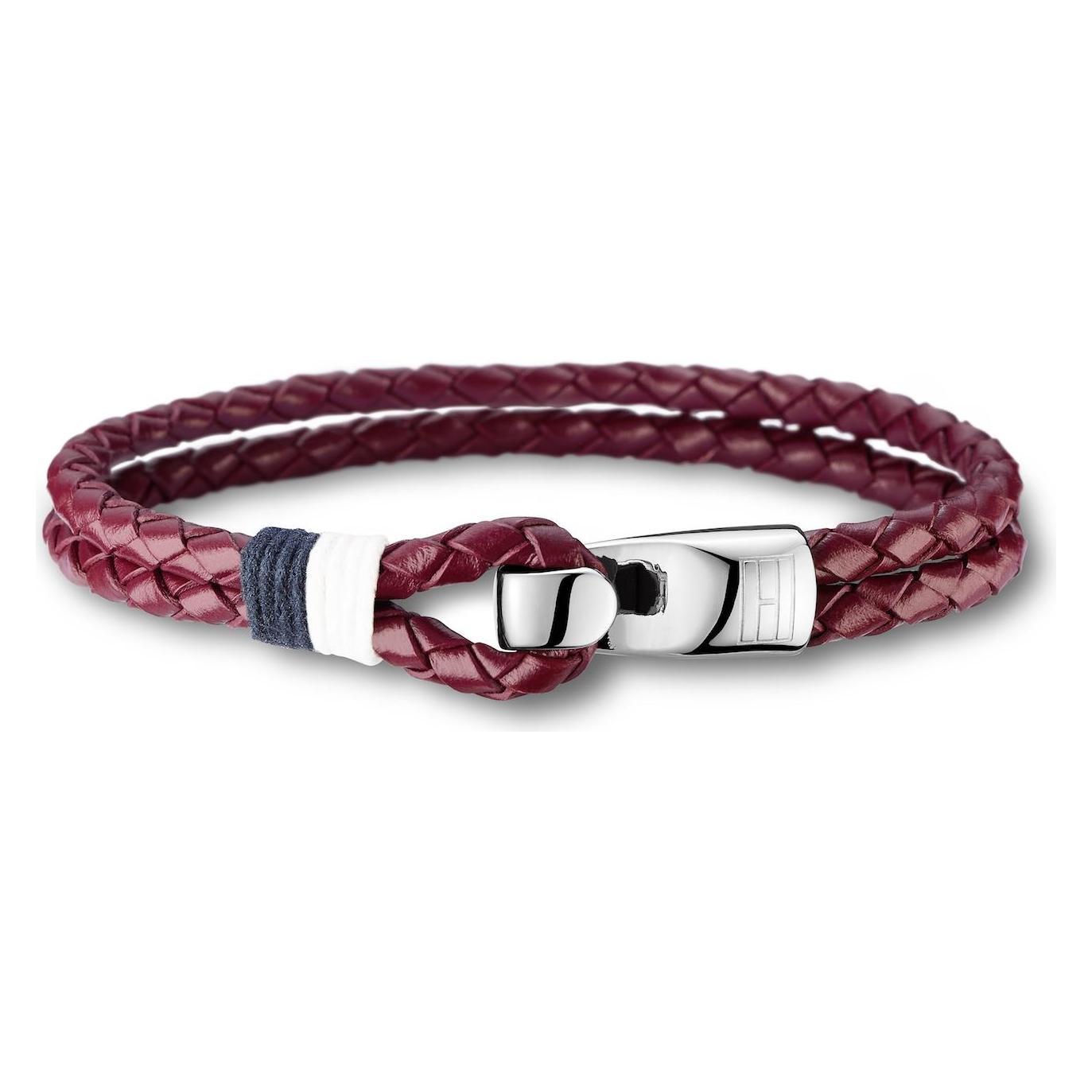Tommy Hilfiger, Armbanden, Casual, (20 cm, Roestvrij Staal, Leer)