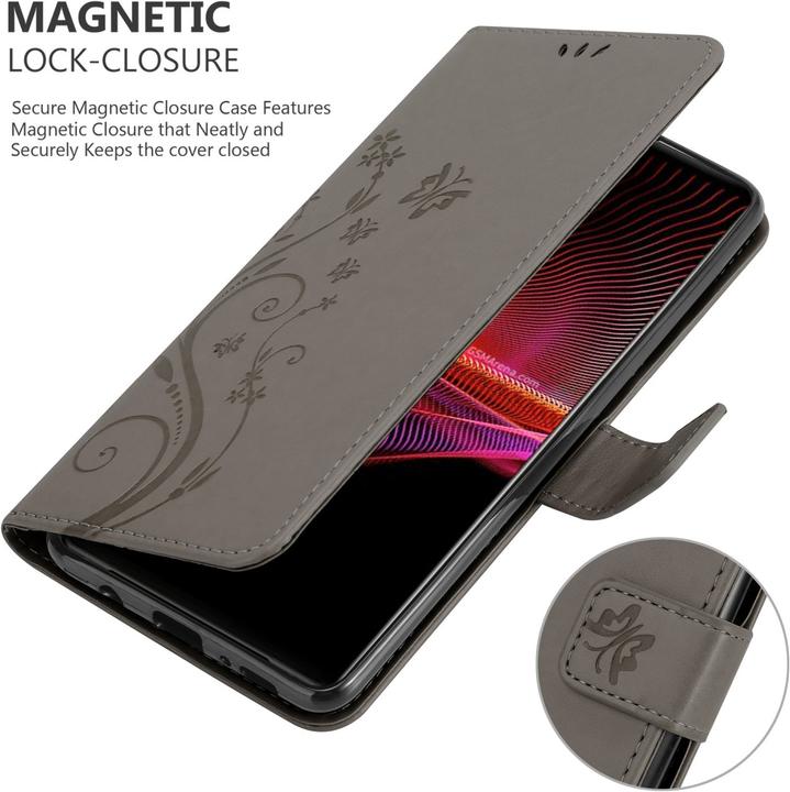 Image du produit Cadorabo Pochette Flower Book (Sony Xperia 1 III)