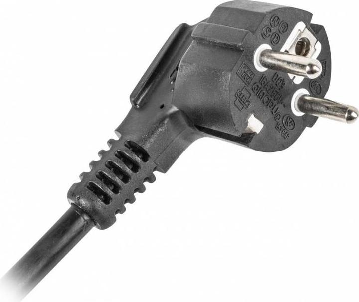 Produktbild Lanberg PDU-07F-0200-BK Stromverteilereinheit (PDU) 7 AC-Ausgänge 1U (7x, CEE 7/3, 2 m)