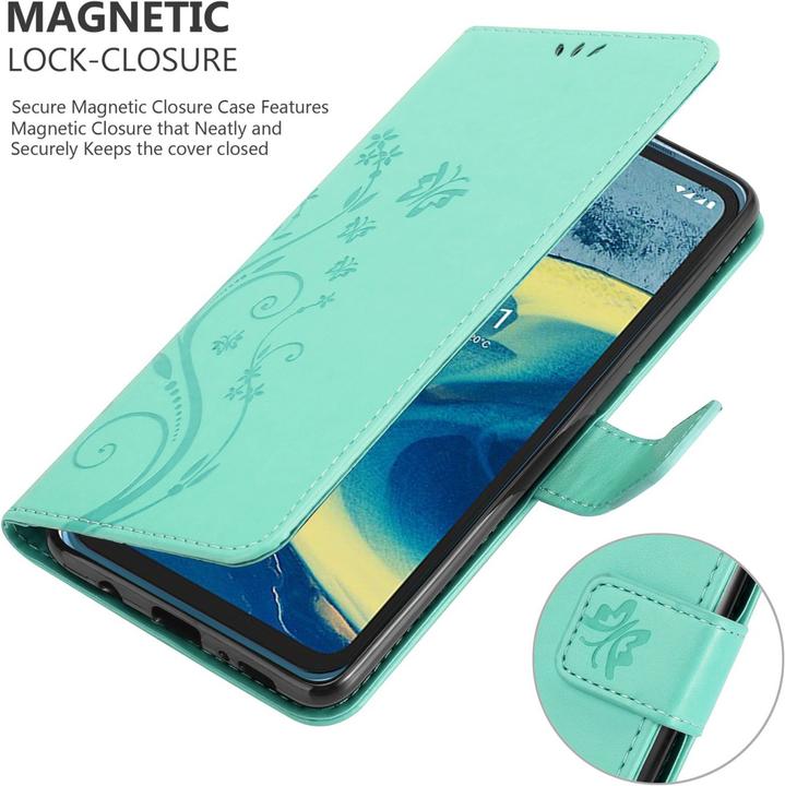 Image du produit Cadorabo Pochette Flower Book (Nokia XR20)