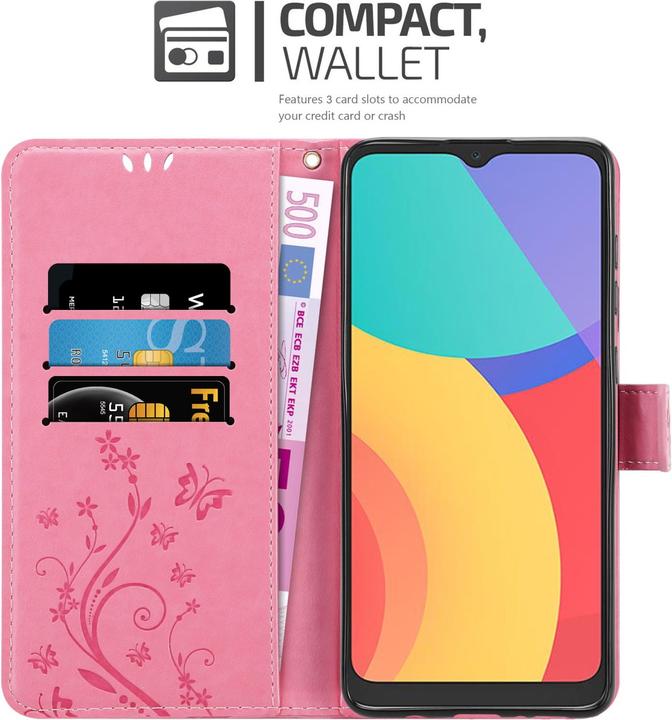 Image du produit Cadorabo Pochette Flower Book (Alcatel 1S (2021), Alcatel 3L)