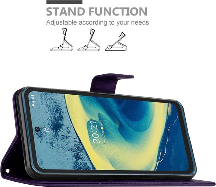 Image du produit Cadorabo Pochette Flower Book (Nokia XR20)