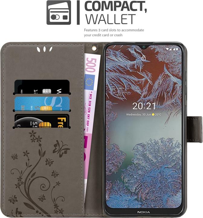 Immagine prodotto Cadorabo Copertina del libro a fiori (Nokia G10, Nokia G20)