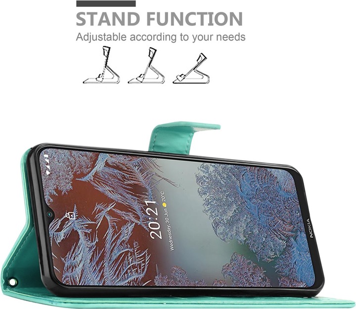Actual product image Cadorabo Flower Book cover (Nokia G10, Nokia G20)