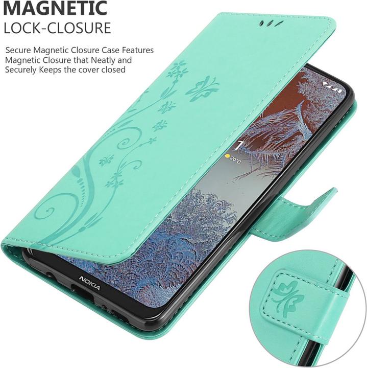 Immagine prodotto Cadorabo Copertina del libro a fiori (Nokia G10, Nokia G20)