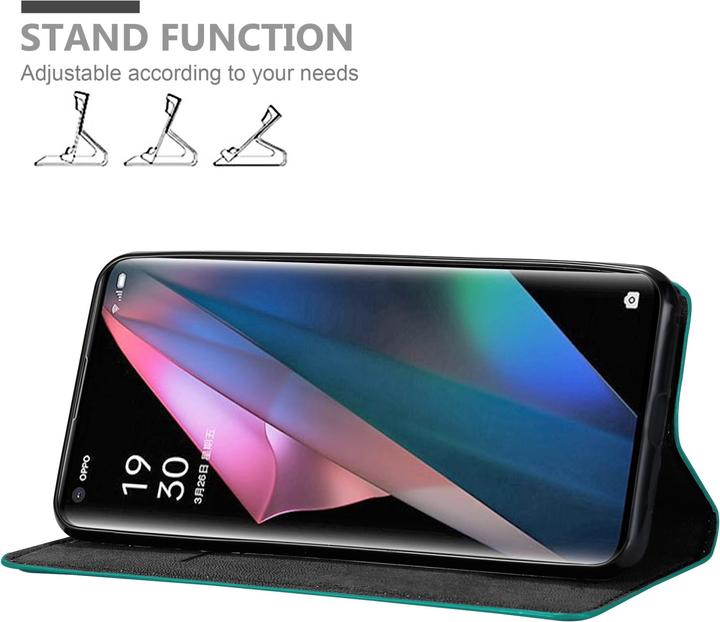 Produktbild Cadorabo Book Invis. Magnet Hülle (Oppo Find X3 Pro)