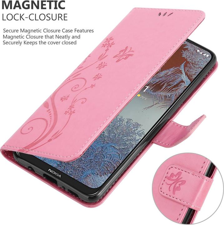 Immagine prodotto Cadorabo Copertina del libro a fiori (Nokia G10, Nokia G20)