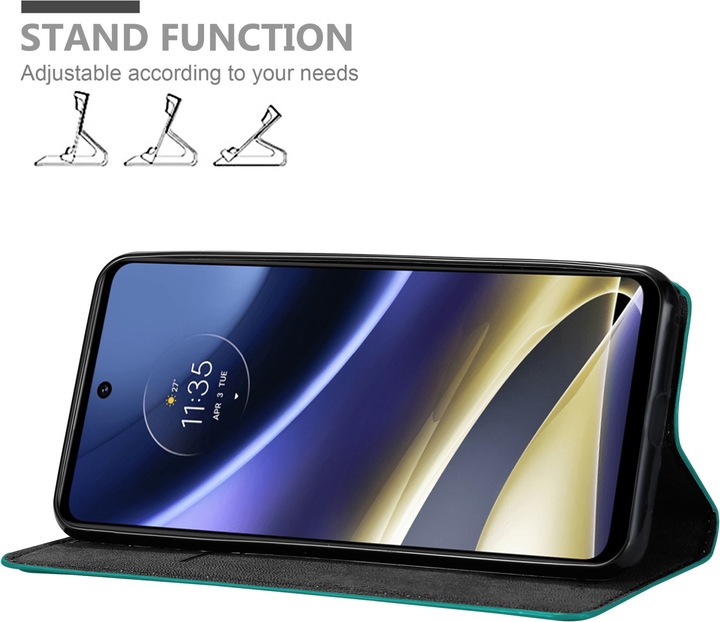 Produktbild Cadorabo Book Invis. Magnet Hülle (Motorola Moto G51 5G)