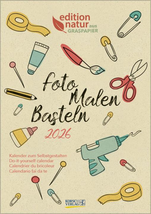 Foto-Malen-BastelnBastelkalenderA4Graspapier2026 (A4)