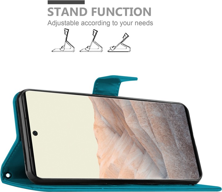 Actual product image Cadorabo Flower Book cover (Google Pixel 6 Pro)