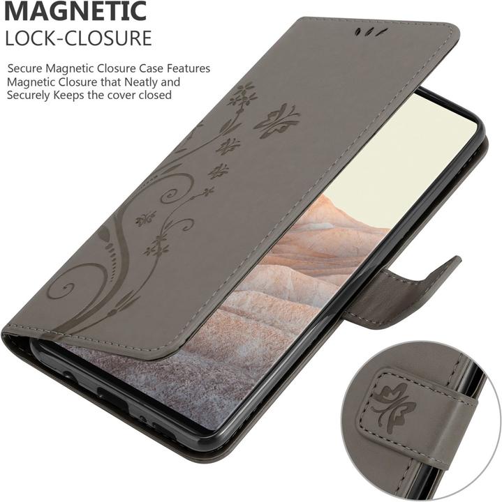 Produktbild Cadorabo Flower Book Hülle (Google Pixel 6 Pro)