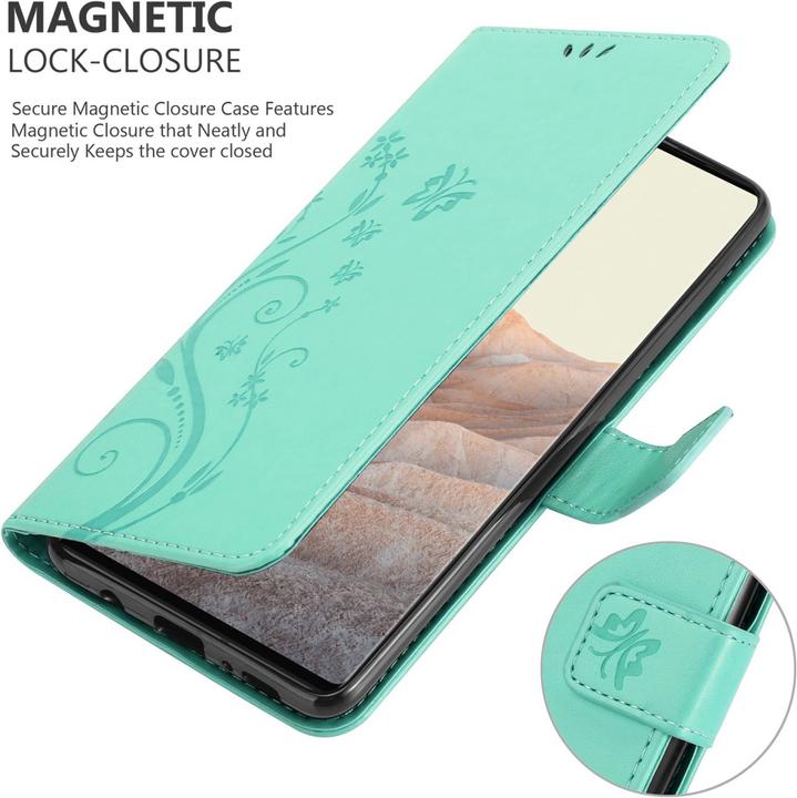 Produktbild Cadorabo Flower Book Hülle (Google Pixel 6 Pro)