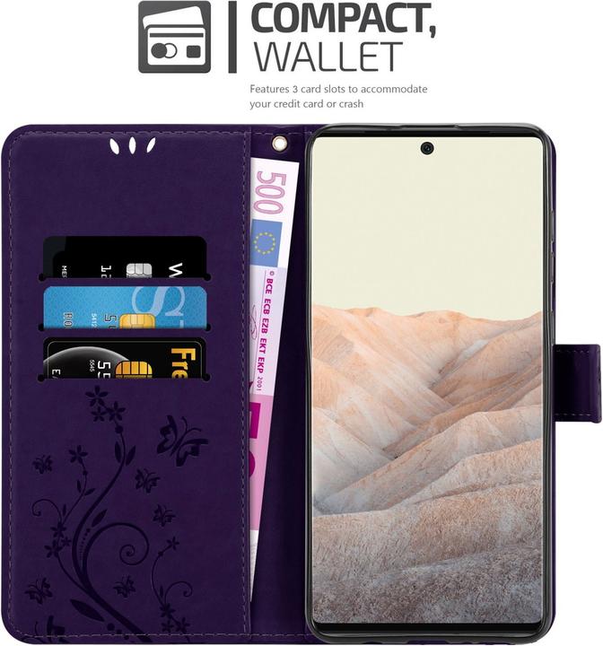 Actual product image Cadorabo Flower Book cover (Google Pixel 6 Pro)