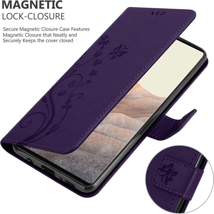 Actual product image Cadorabo Flower Book cover (Google Pixel 6 Pro)