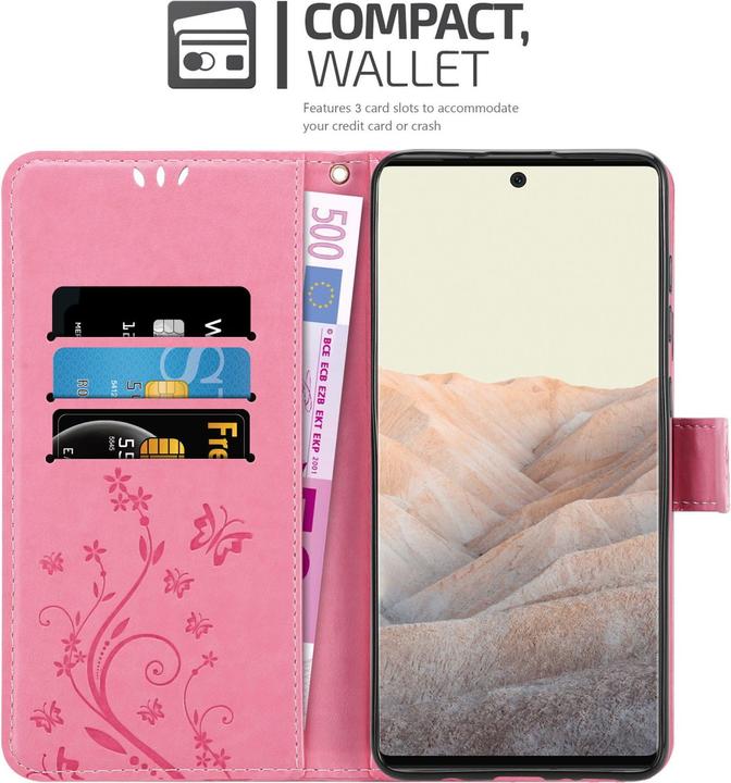 Produktbild Cadorabo Flower Book Hülle (Google Pixel 6 Pro)