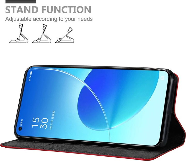 Produktbild Cadorabo Book Invis. Magnet Hülle (Oppo Reno 6 5G)