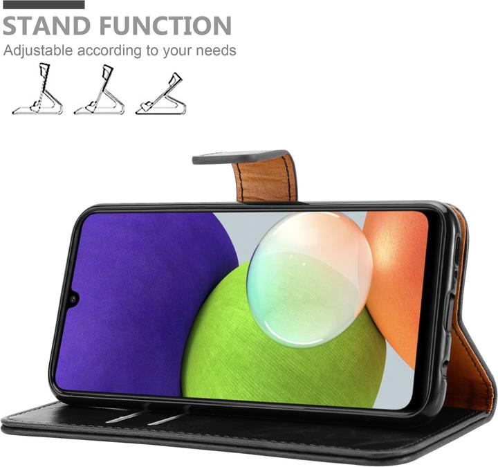 Actual product image Cadorabo Luxury Book Cover (Samsung Galaxy A22, Samsung Galaxy A32, Samsung Galaxy M22)