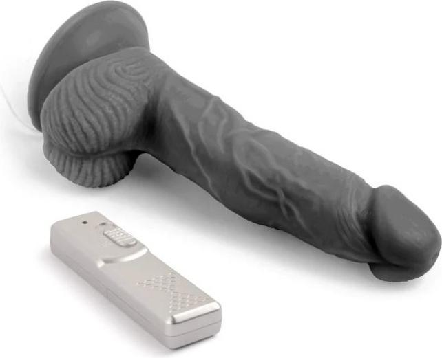 Immagine prodotto vscnovelty Mr Rude Buzzer Schwarzer Vibrator Penis 22 cm