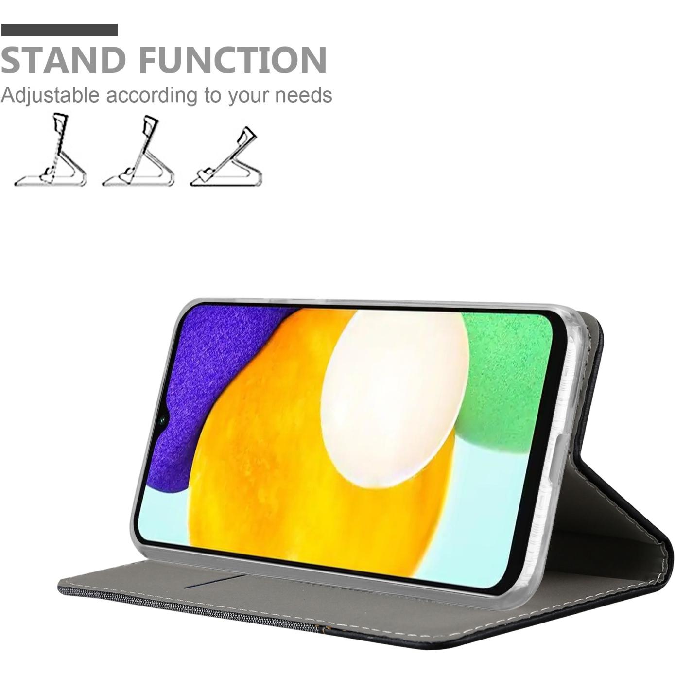 Thumbnail - Cadorabo Jeans Book Hülle (Samsung Galaxy A13 5G), Smartphone Hülle, Grau