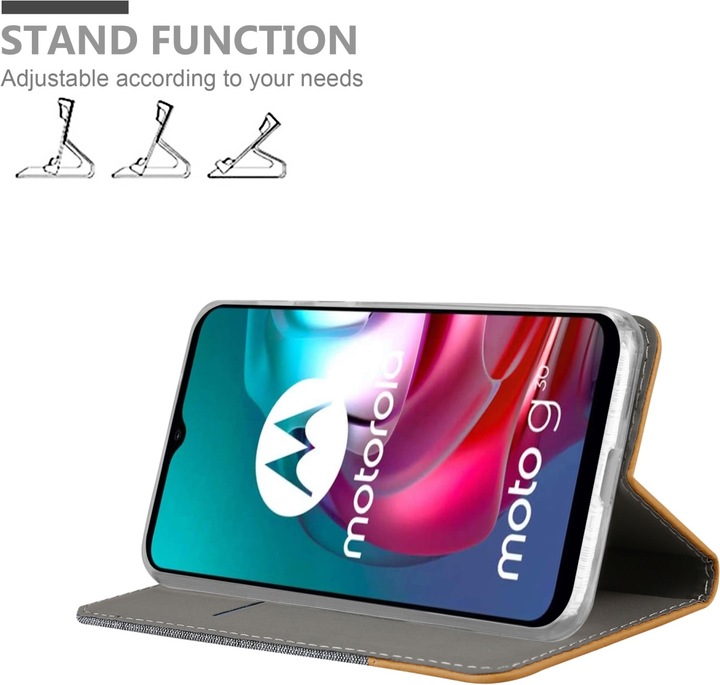Actual product image Cadorabo Jeans Book Cover (Motorola Moto G10, Motorola Moto G30)