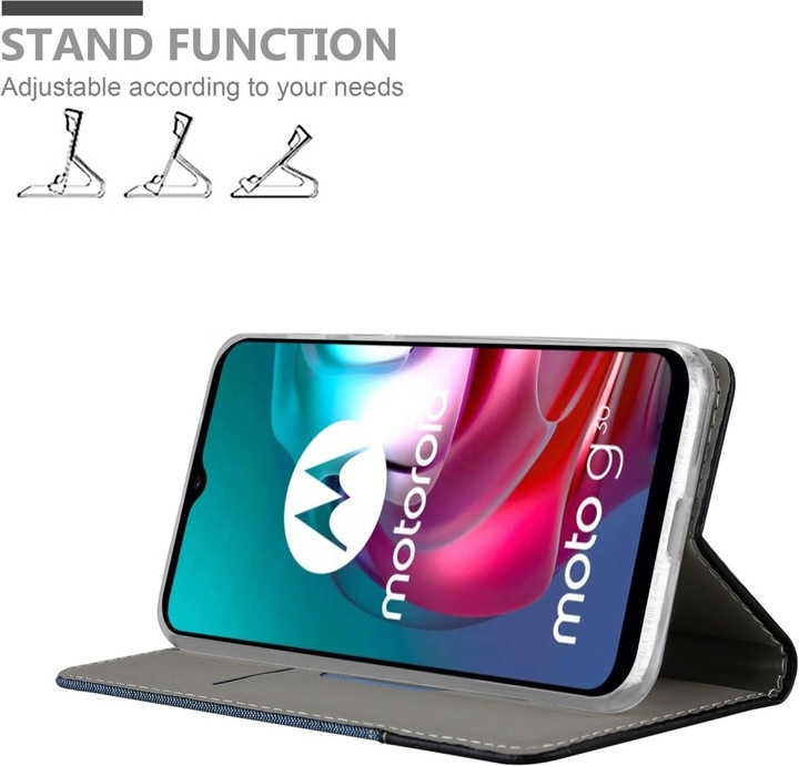 Actual product image Cadorabo Jeans Book Cover (Motorola Moto G10, Motorola Moto G30)