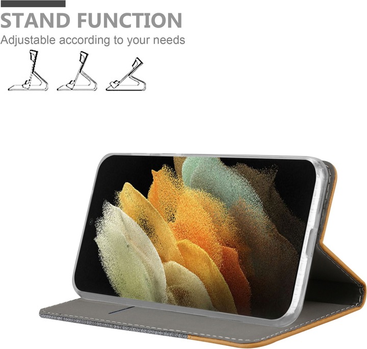 Actual product image Cadorabo Jeans Book Cover (Samsung Galaxy S22 Ultra)