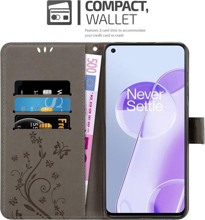 Image du produit Cadorabo Pochette Flower Book (OnePlus 9RT 5G)
