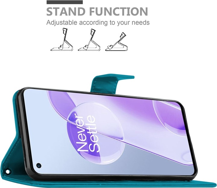 Actual product image Cadorabo Flower Book cover (OnePlus 9RT 5G)