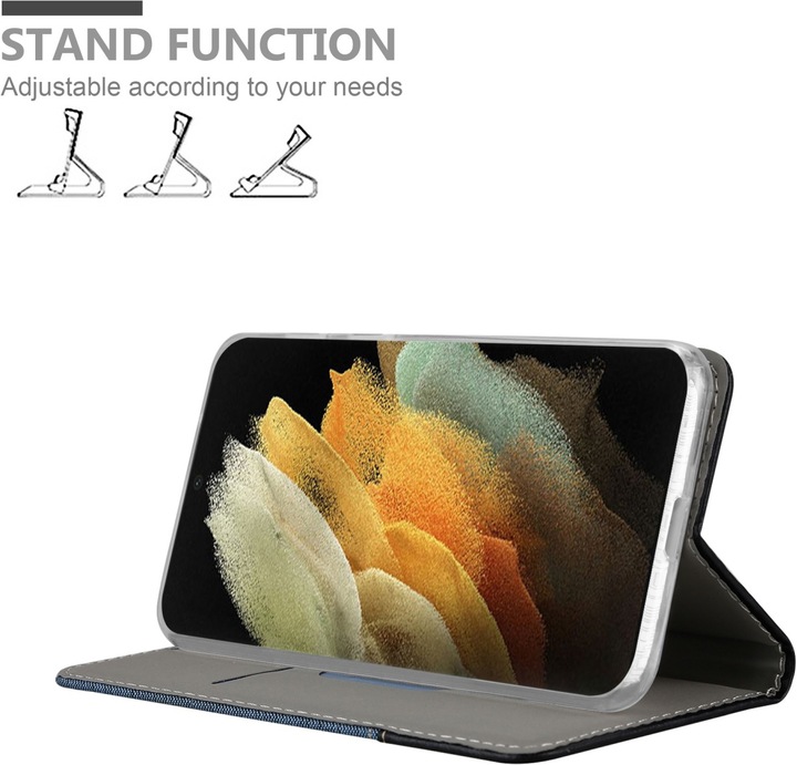 Actual product image Cadorabo Jeans Book Cover (Samsung Galaxy S22 Ultra)
