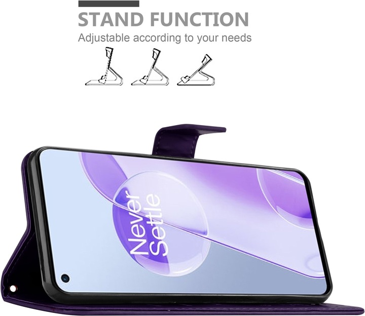 Actual product image Cadorabo Flower Book cover (OnePlus 9RT 5G)