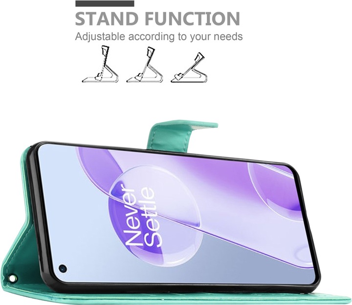 Actual product image Cadorabo Flower Book cover (OnePlus 9RT 5G)