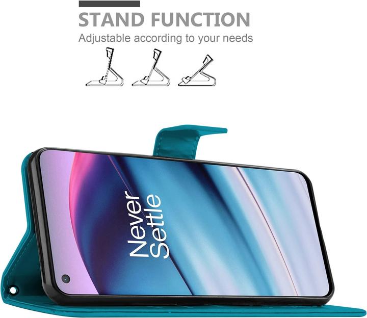 Actual product image Cadorabo Flower Book cover (OnePlus North CE 5G)