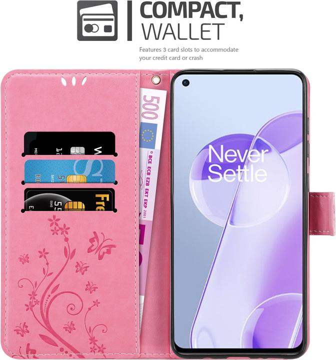 Image du produit Cadorabo Pochette Flower Book (OnePlus 9RT 5G)
