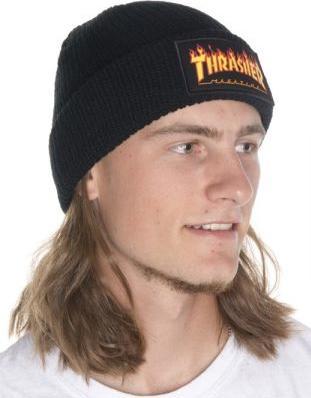 Actual product image Thrasher Flame Logo Beanie (One size)