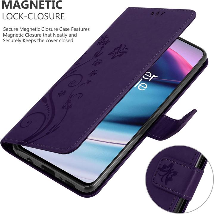 Productafbeelding Cadorabo Bloemen Boekomslag (OnePlus Noord-CE 5G)