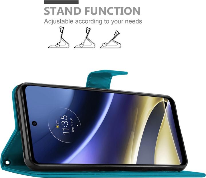 Immagine prodotto Cadorabo Copertina del libro a fiori (Motorola Moto G51 5G)